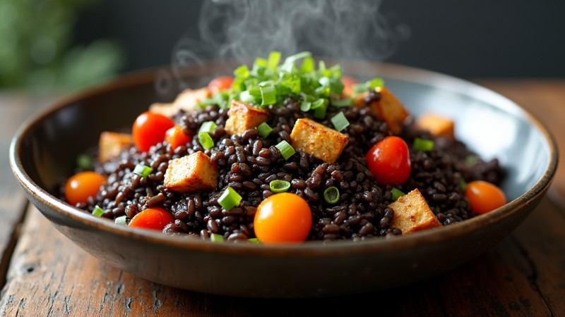 10 Healthy and Delicious Black Rice Dishes for Every Occasion, Concept art for illustrative purpose, tags: die - Monok