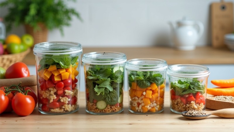 Streamlining your week with effective meal preparation, Concept art for illustrative purpose, tags: mit - Monok